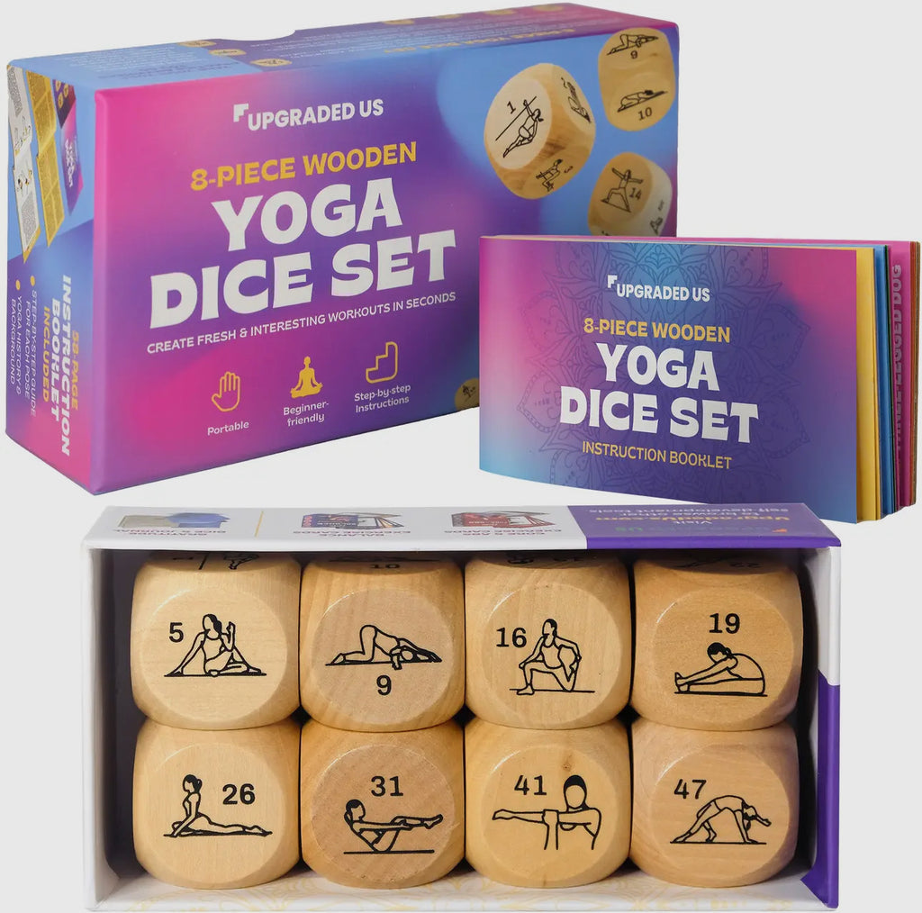 Wooden Yoga Dice