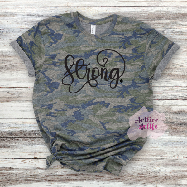 Strong Camo - T-shirt