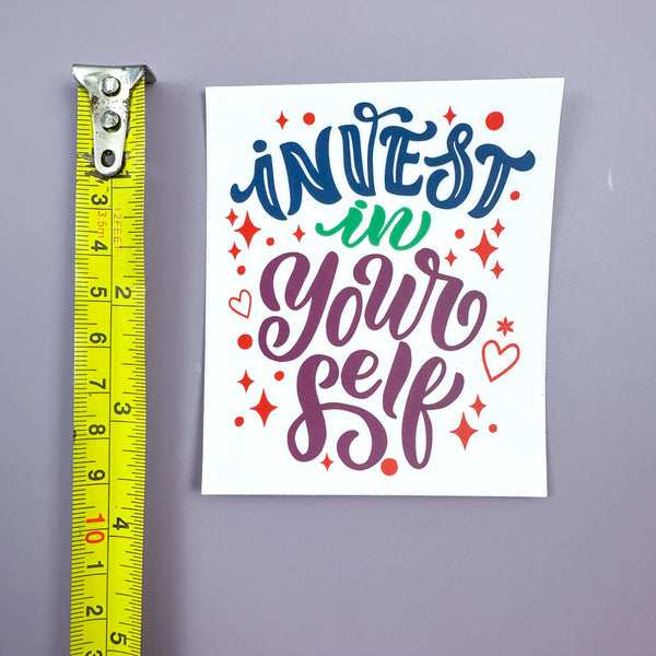 Invest In Yourself - Sticker