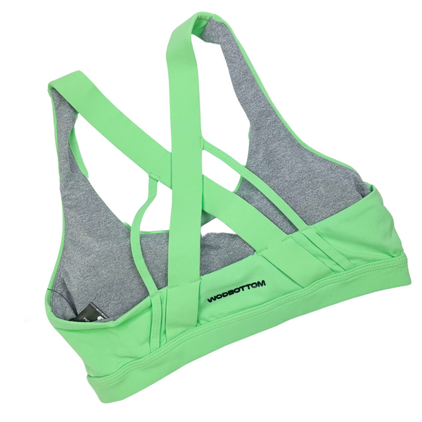 Green Sports Bra - Back
