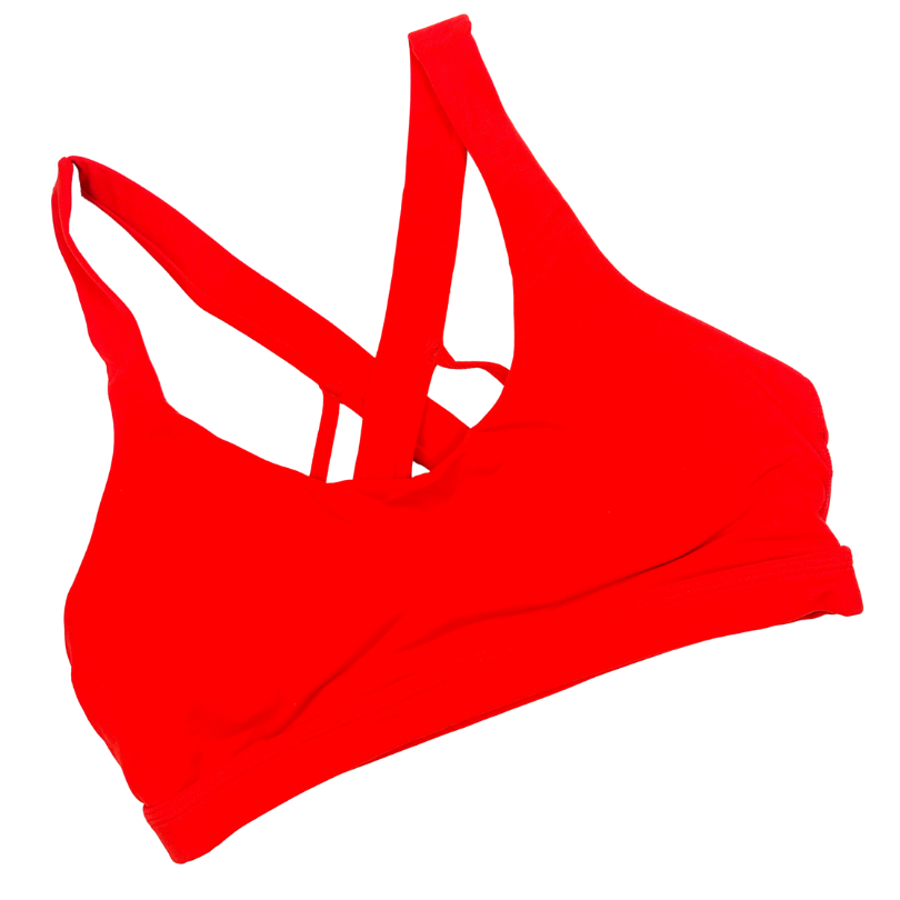 Red Sports Bra